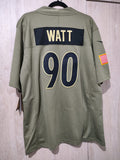 Jersey Pittsburgh Steelers Militar Salute to Service 2025 Watt 90