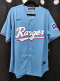 Jersey Rangers de Texas Azul Seager #5