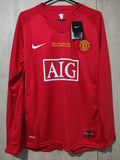 Jersey Manchester united retro 2008 Ronaldo 7 manga larga