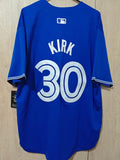 Jersey Azulejos de Toronto Azul Kirk #30 Blue Jays
