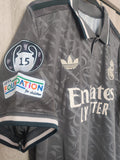 Jersey Real Madrid Gris Visita temporada 24-25 versión aficionado