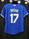 Jersey Dodgers de Los Angeles Azul para dama Ohtani