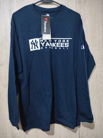 Camiseta manga larga Yankees de New York Azul marino