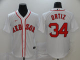 Jersey Medias Rojas de Boston Red Sox Blanca Ortiz #34