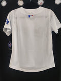 Jersey Dodgers de Los Angeles World series 2025 Blanco dama
