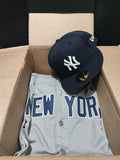 Combo Yankees Jersey Blanca o Gris y Gorra Clásica New Era Original