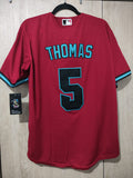 Jersey Diamondbacks de Arizona Guinda Thomas #5
