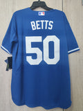 Jersey Dodgers de Los Angeles Azul Betts #50