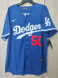 Jersey Dodgers de Los Angeles Azul Betts #50