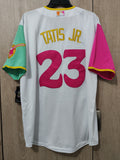 Jersey Padres de San Diego Blanca City Connect Tatis Jr #23