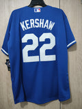 Jersey Dodgers de Los Angeles Azul Kershaw #22