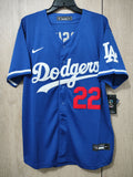 Jersey Dodgers de Los Angeles Azul Kershaw #22