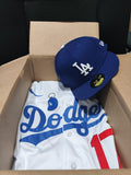 Combo Dodgers Jersey Azul ó Blanca y Gorra Clásica New Era Original