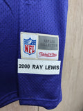 Jersey Ravens de Baltimore Cuervos Morada Lewis #52 Mitchell and ness