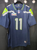 Jersey Seattle Seahawks Azul Smith NJigba #11 Superbowl LX