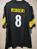 Jersey Steelers de Pittsburgh Negra Rodgers #8