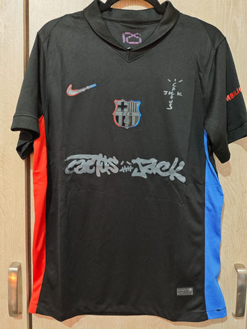 Jersey Barcelona visita negra Travis Scott