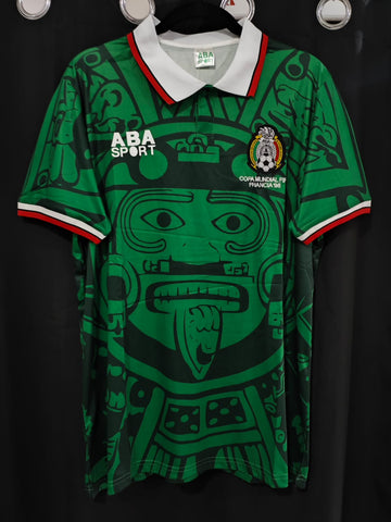 Jersey México Local Retro Mundial Francia 98 para personalizar