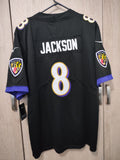 Jersey Ravens de Baltimore Cuervos Negra Jackson #8