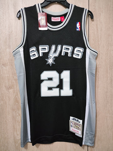Jersey San Antonio Spurs Negra Retro Duncan #21