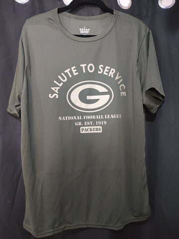Camiseta deportiva Dry Fit Packers Verde militar
