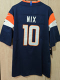 Jersey Broncos de Denver Azul Nix #10