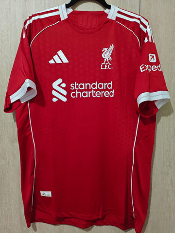 Jersey Liverpool Roja Local temporada 25-26 versión jugador