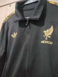 Chamarra Mexico selección mexicana negra/dorado 2025