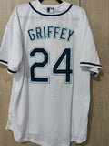 Jersey Marineros de Seattle blanco Griffey #24 Mariners