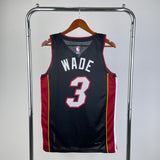 Jersey Miami Heat Negra Wade #3