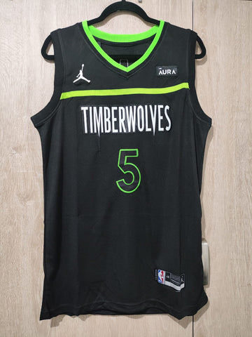 Jersey Minnesota Timberwolves Negra Edwards #5
