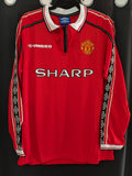 Jersey Manchester united Manga larga Local retro Beckham 7
