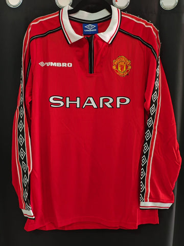 Jersey Manchester united Manga larga Local retro Beckham 7