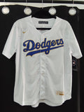 Jersey Dodgers de Los Angeles Blanca/Dorada Para personalizar