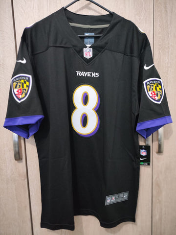 Jersey Ravens de Baltimore Cuervos Negra Jackson #8