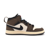 Jordan 1 Marrón, blanco y negro