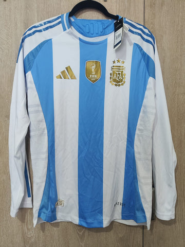 Jersey Argentina Local versión jugador manga larga