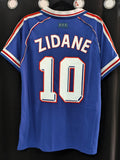 Jersey Francia Local retro 1998 Zidane 10