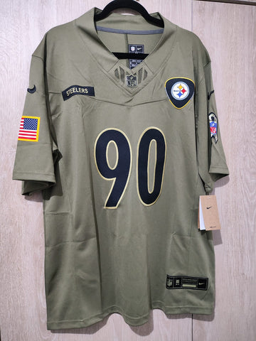 Jersey Pittsburgh Steelers Militar Salute to Service 2025 Watt 90