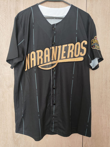 Jersey Naranjeros de Hermosillo Negra 2024-2025