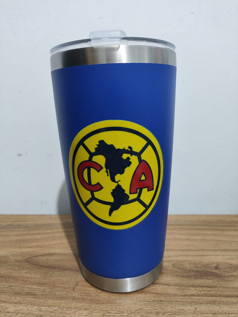 Termo de 20 onzas color azul America
