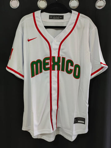 Jersey México blanca clásico mundial de beisbol 2026
