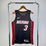 Jersey Miami Heat Negra Wade #3