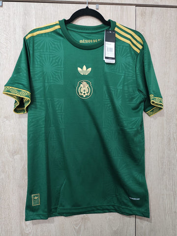 Jersey México selección mexicana color verde / dorado 2025