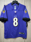 Jersey Ravens de Baltimore Cuervos Morada Jackson #8
