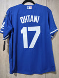 Jersey Dodgers de Los Angeles World series 2025 Azul Ohtani #17