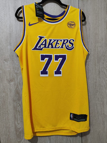 Jersey Lakers de Los Angeles Amarillo Doncic #77