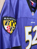 Jersey Ravens de Baltimore Cuervos Morada Lewis #52 Mitchell and ness
