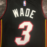 Jersey Miami Heat Negra Wade #3