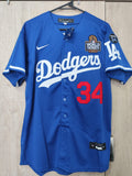 Jersey Dodgers de Los Angeles Azul Valenzuela World Series 2024